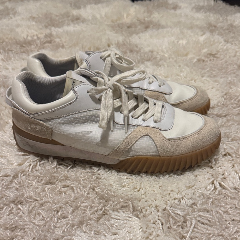 rag & bone White and Tan Sneakers